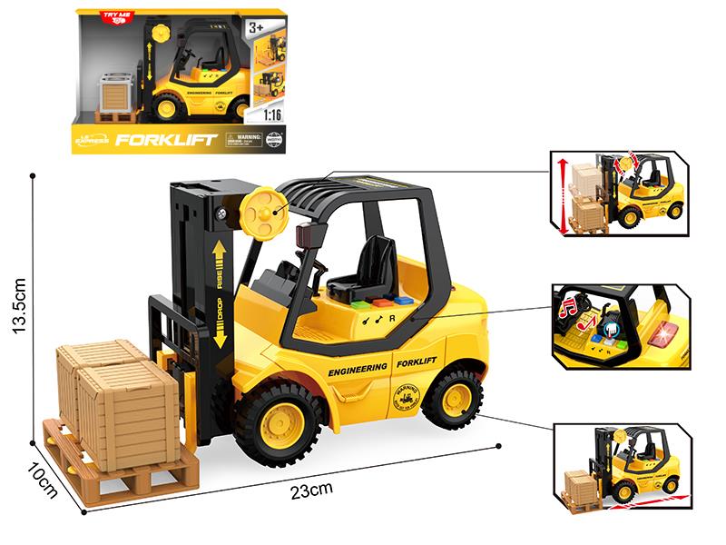 1:16 Friction Forklift(Sound And Light)