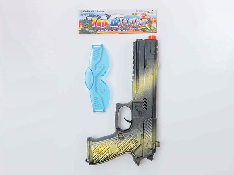 Spray-Painted Flint Gun + Goggles