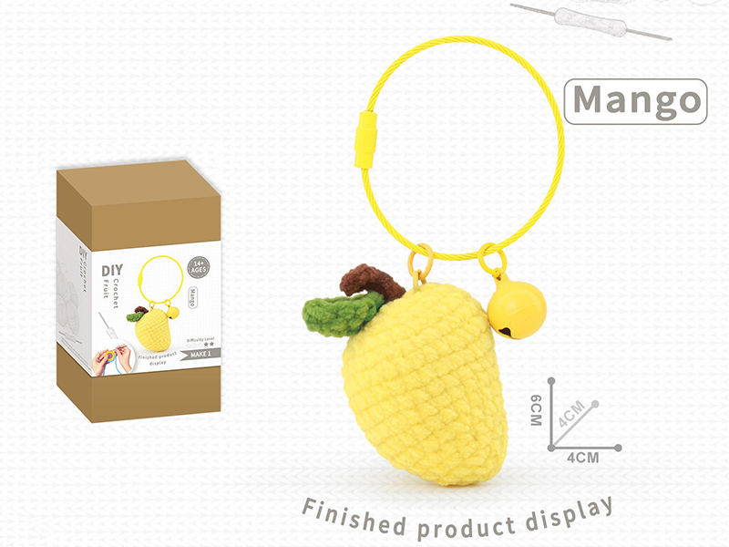 DIY Crochet Toy Mango Pendant(Including Making Tools)