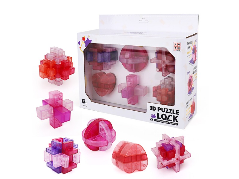 Six Sets Of Lu Ban Lock Sets