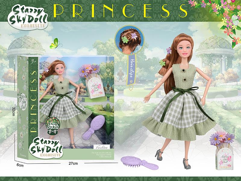 11.5 Inch 12-Joint Forest Princess Doll