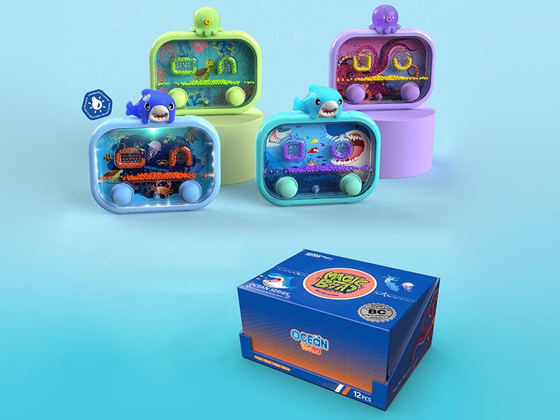 Sea World Water Game Toy With Lights 12pcs