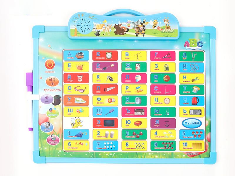Russian Drawing Board Learning Machine With Sounds