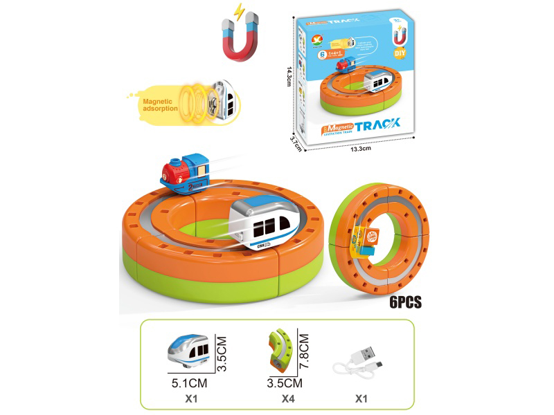 DIY Magnetic Levitation Track Toys 6pcs
