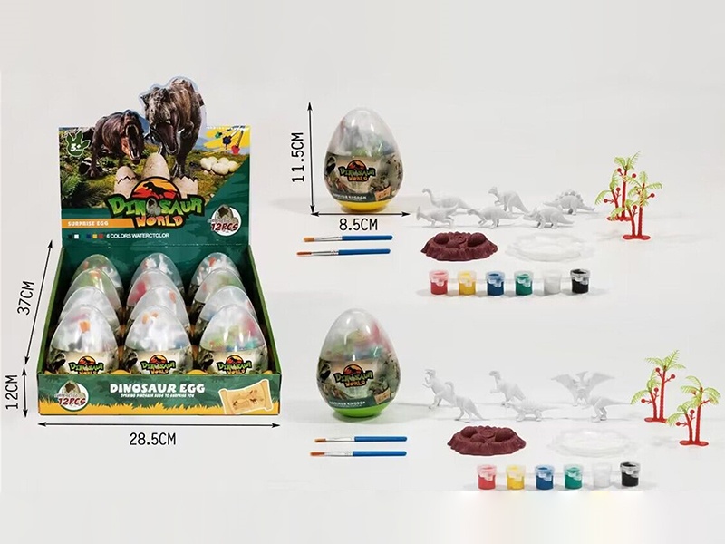 6 Small Animals DIY Color Drawing Toy Twisted Egg