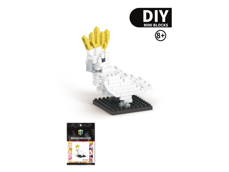 Parrot Building Blocks Animal Series 124PCS