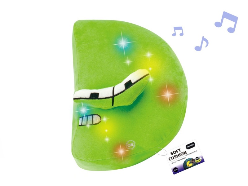 Alphabetic Plush Soothing Pillow - D