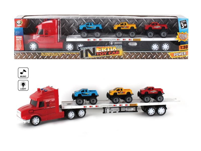 Friction Semi Truck(With Lights And Music)