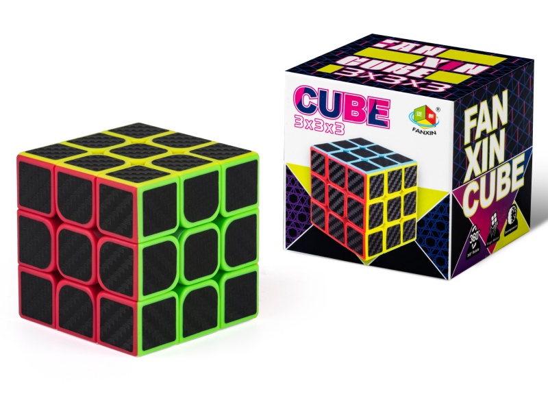 3x3x3 Carbon Fiber Version Rubik's Cube