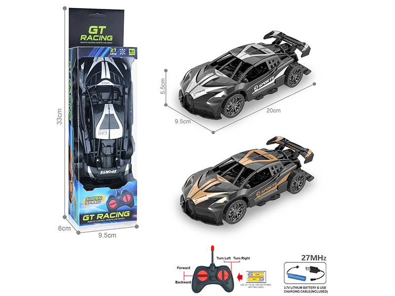 27MHz 1:18 4CH R/C Bugatti Racing Car(Included Batteries)