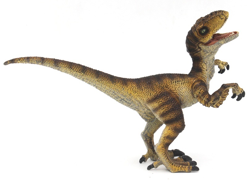 The Earth-Yellow Velociraptor (With A Mouth That Can Open And Close And Arms That Can Move)