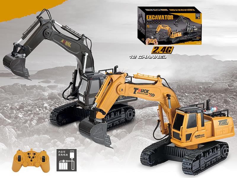 Remote Control Alloy Excavator