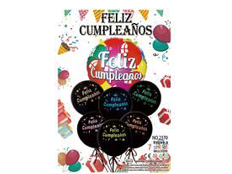 A 7-Piece Set For A Spanish Birthday