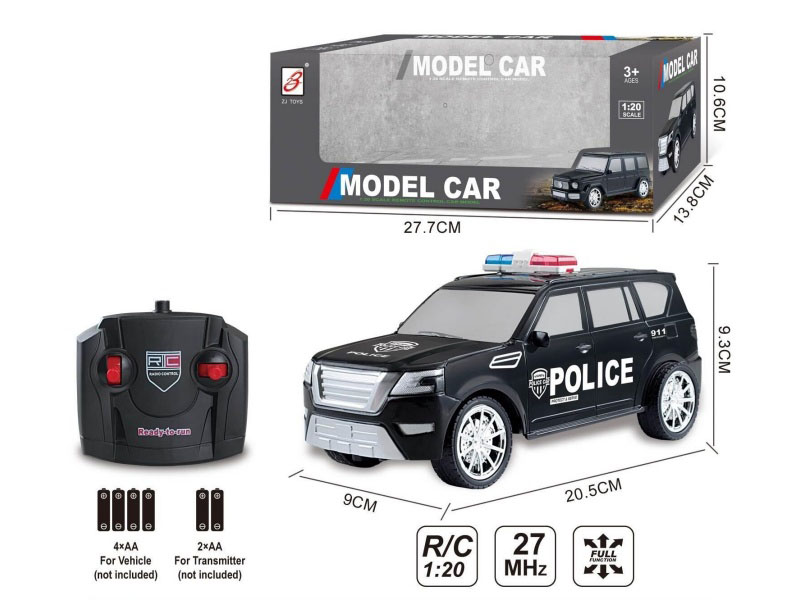 1:20 4CH Remote Control Nissan Police Car