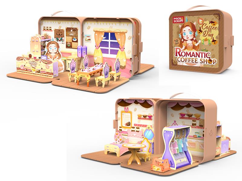 Coffee Shop Series DIY 3D Puzzle