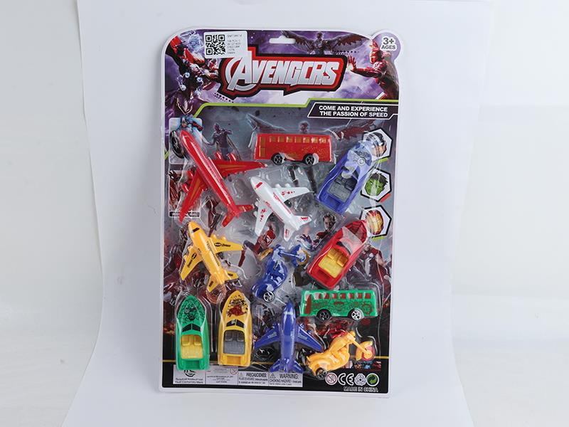 Slide Airplanes 4PCS + Slide Ships 4PCS + Slide Buses 2PCS + Slide Motorcycles 2PCS
