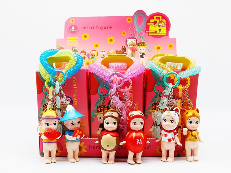 Sonny Angel Good Luck Series Mini Figures Keychain 6pcs