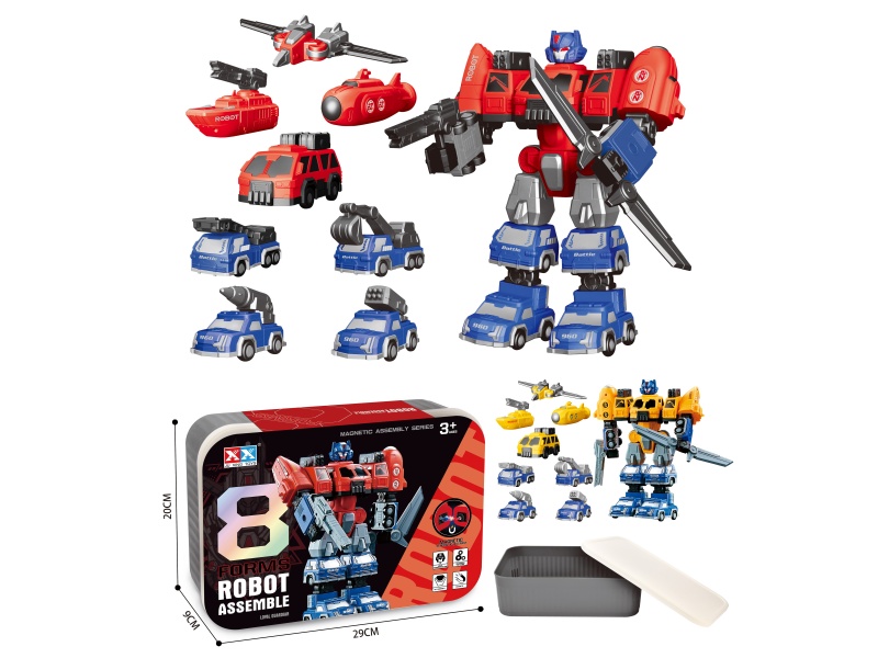 8-In-One/Intercolor Magnetic Assembly Robot