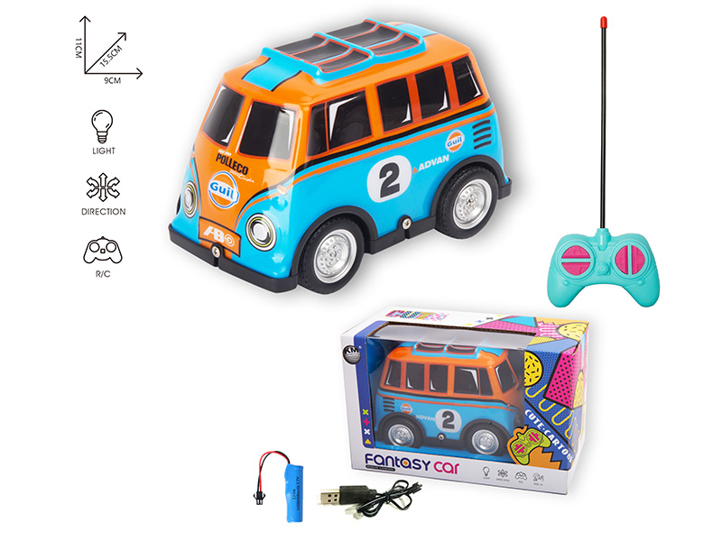 27M 4-Channel Remote Control Cartoon Car(Included Batteries)