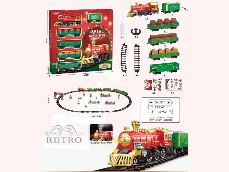 Alloy Vintage Train Model