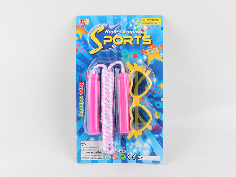 Rope Skipping + Glasses With Lenses