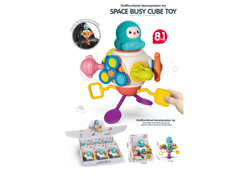 8-In-1 Fun Space Busy Balls (6 Pieces)