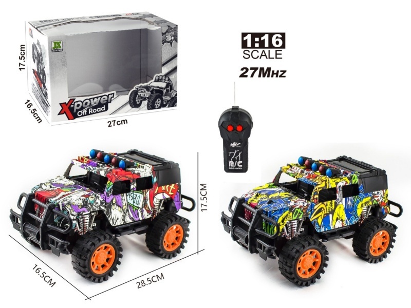 1:16 Two-Way Remote-Controlled Land Rover Full-Top Watermarked Racing Car (Without Power Included)