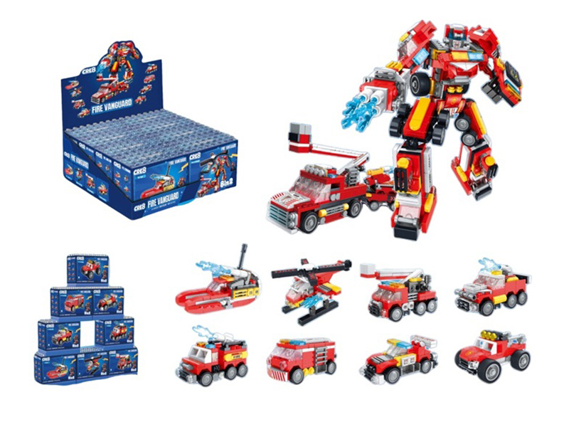 DIY Building Blocks - Firefighting Pioneer 8 In 2