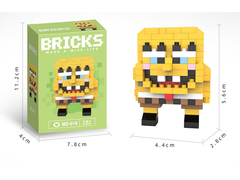 Building Blocks: 136 PCS Of Small Figurines