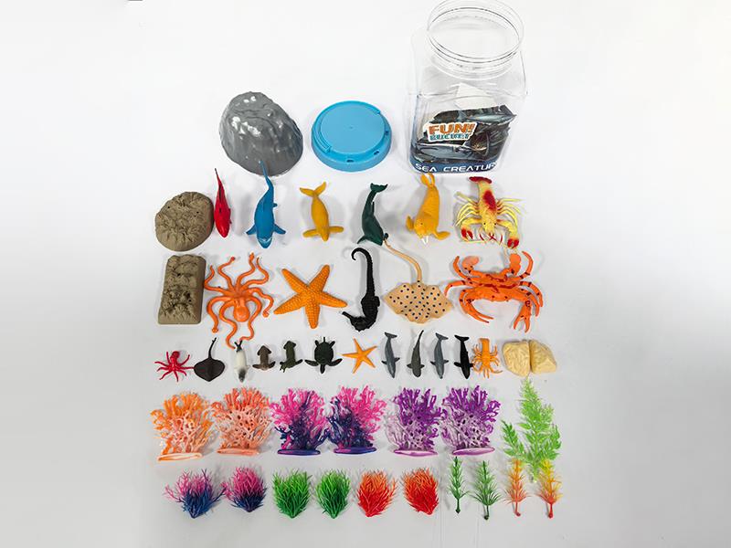 Sea Animals Set 45PCS
