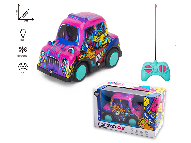 27M 4-Channel Remote Control Cartoon Car(Not Included Batteries)