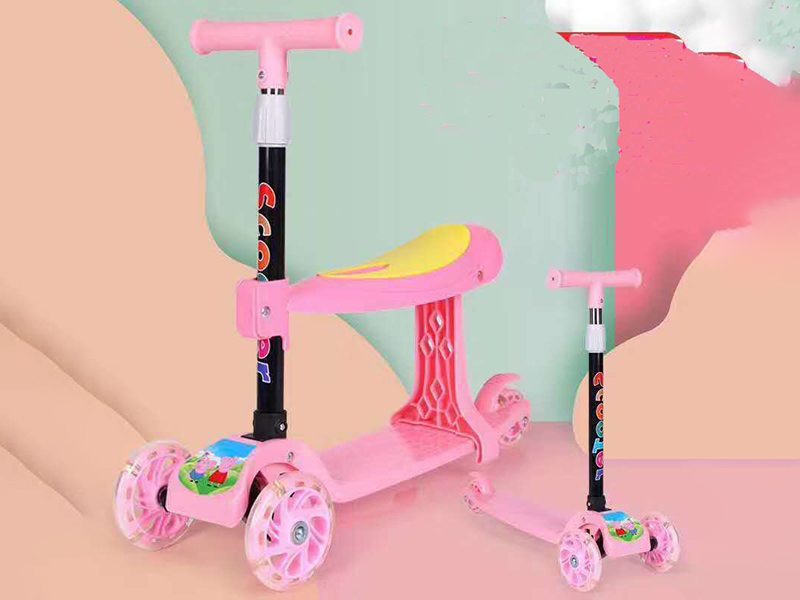 Multifunctional Children's Folding Scooter