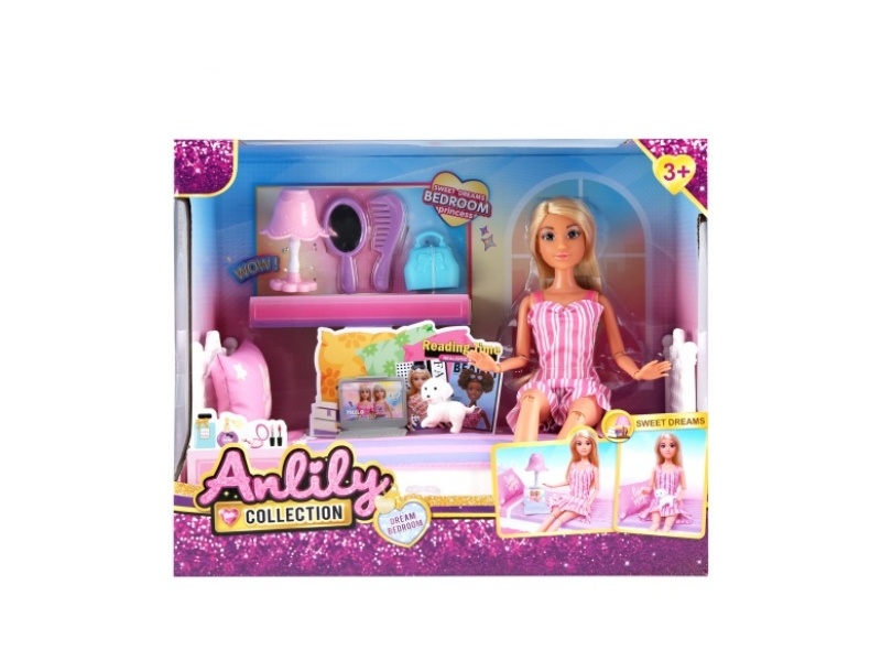 11.5-Inch Solid Doll (Brown Skin Color)