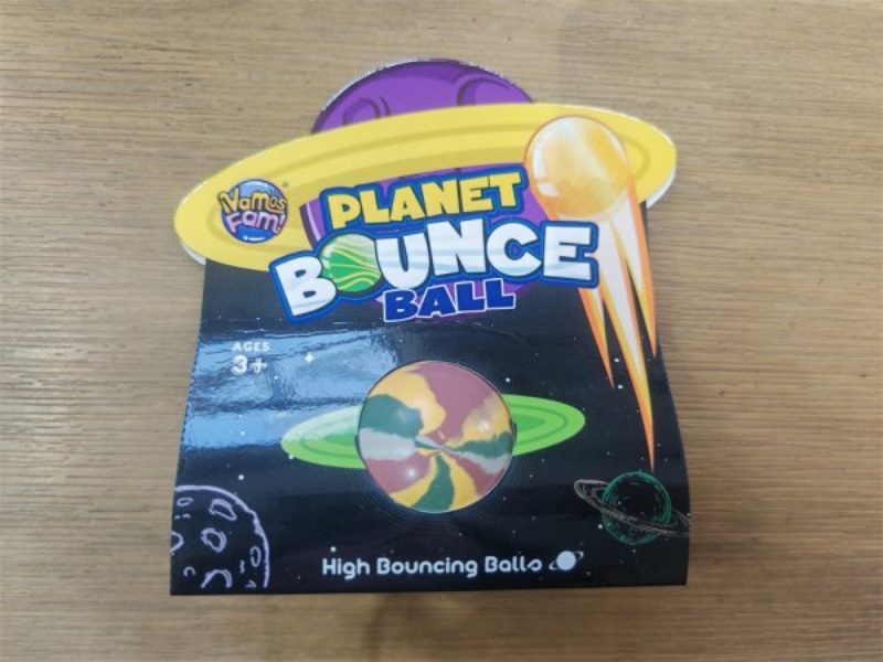 Bounce Ball 45Mm Single Card, Star Theme, Camouflage Color