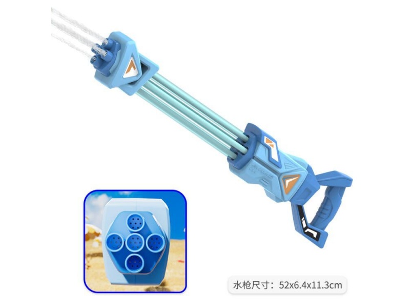 Five-Barrel 35-Hole Garrett Water Cannon (Double Blue)