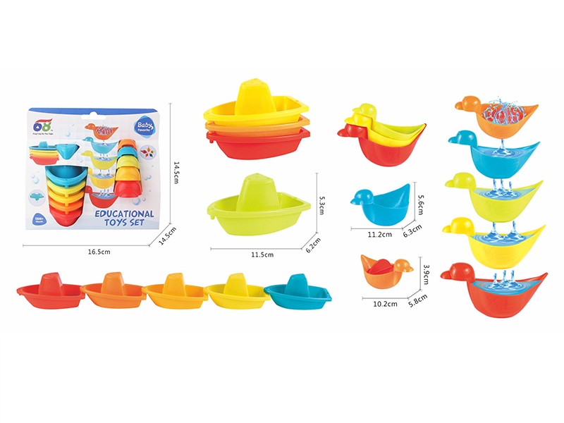 Splashing Ducklings Jenga