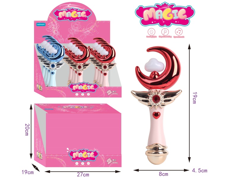 Magic Wand With Light And Music 12PCS
