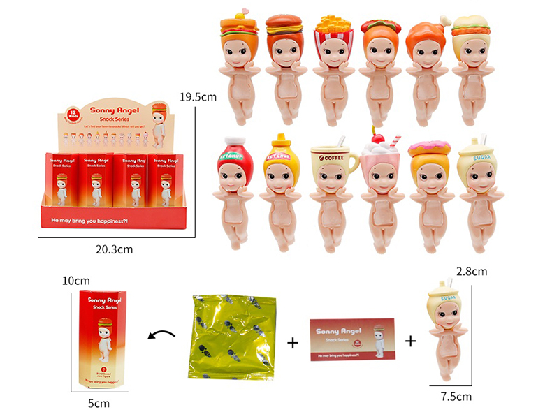 Sonny Angel Snack Series Decorative Mini Figures 12pcs