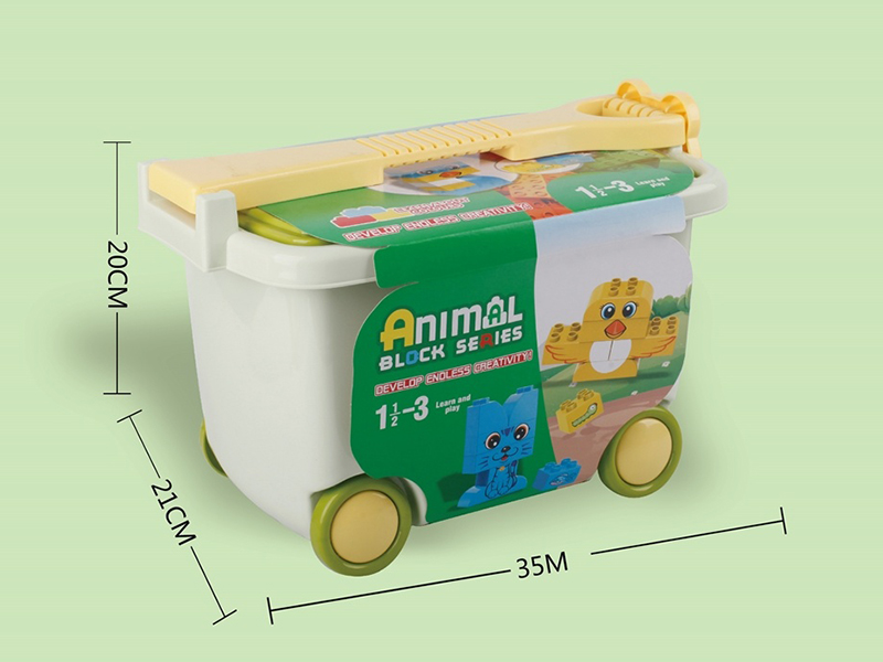 Large Particle Building Block Bucket 500g 90pcs