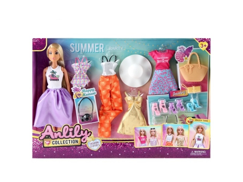 11.5-Inch Solid Doll (Brown Skin Color)