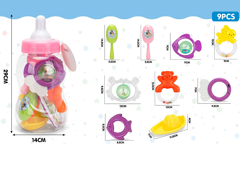 Baby Rattles 9pcs
