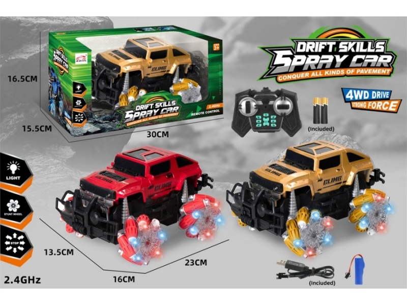 2.4G 6-Channel  Side Drive Remote Control Car With Light