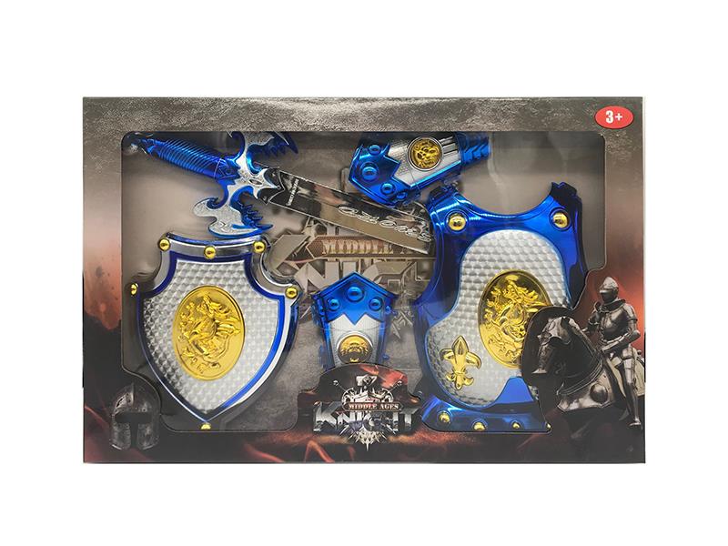 Electroplating Spray-Painted Sword + 2 Hand Armor + Armour + Shield