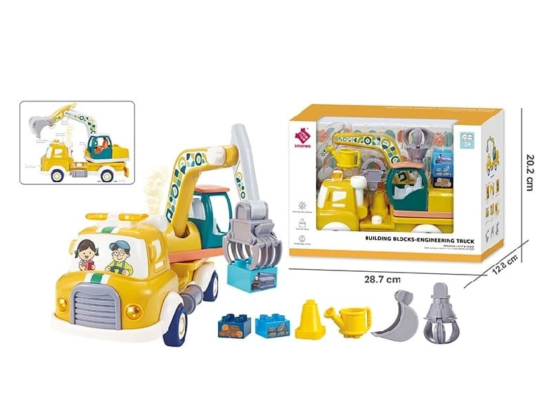 Smoke Construction Truck（Uilding Block ）