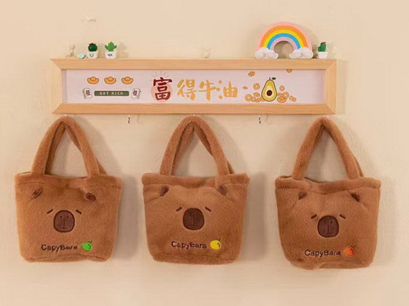 Plush Capybara Handbag