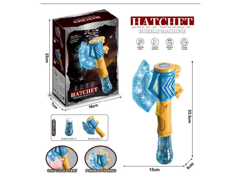 Ax Head Bubble (1 Bottle Of 130ml Bubble Water)