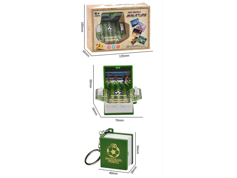 3D Foldable Pop-Up Book -Mini Football Field (Upgraded And Enhanced Version)