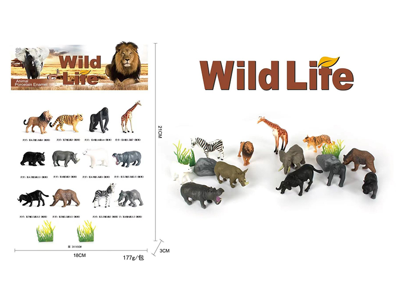 Wild Animal Set 16PCS