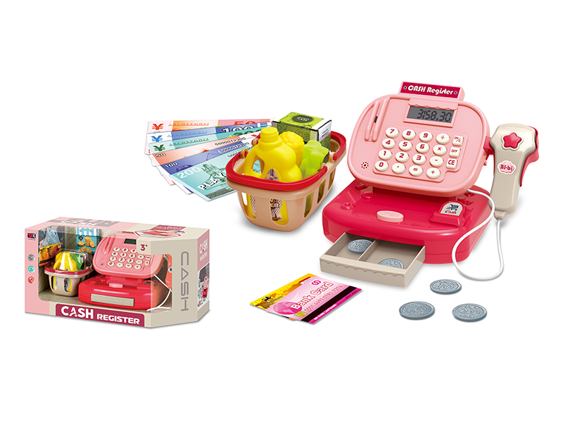 Cash Register + Shopping Basket Set