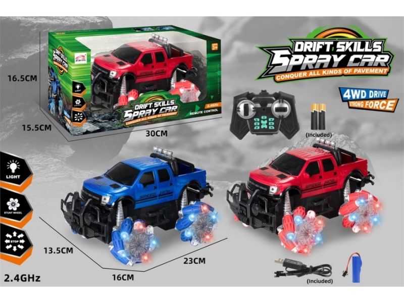 2.4G 6-Channel  Side Drive Remote Control Car With Light